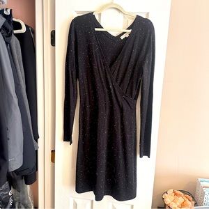 Loft Knit Wrap Dress - TALL